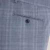 WINTER Soft Check Wool Modern Fit Suit Pants