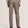 WINTER Subtle Check Modern Fit Wool Suit Pants