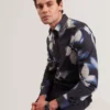 WRENIN Photographic Floral Print Long Sleeve Shirt