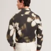 WRENIN Photographic Floral Print Long Sleeve Shirt