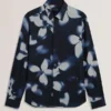 WRENIN Photographic Floral Print Long Sleeve Shirt
