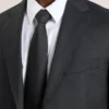 WRIGHT-GRID Single Breasted Two Button Notch Fully Fashioned Grid Suit Jacket