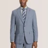 WRIGHT Soft Check Modern Fit Wool Suit Jacket