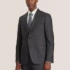 WRIGHT-TATTERSALL Single Breasted Two Button Notch Fully Fashioned Tattersall Suit Jacket