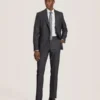 WRIGHT-TATTERSALL Single Breasted Two Button Notch Fully Fashioned Tattersall Suit Jacket