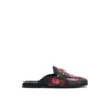 ZOLA ICON Floral Print Textured Mule Loafers